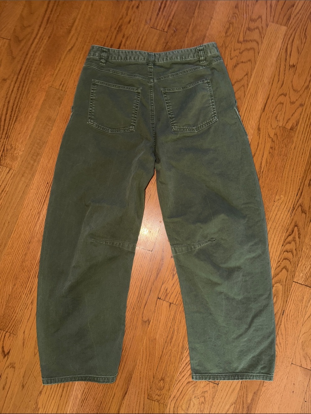 Gap Mid Rise Twill Barrel Pants - Picture 8 of 9